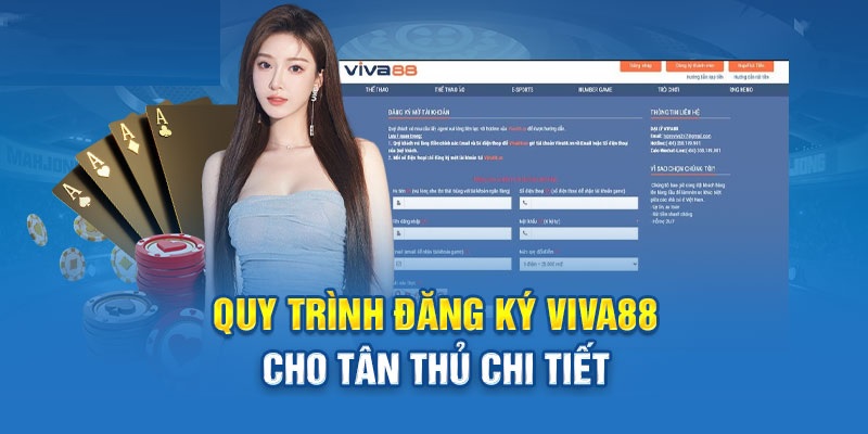 Hướng dẫn đăng ký tài khoản nhà cái Viva88 nhanh chóng